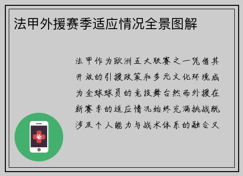 法甲外援赛季适应情况全景图解